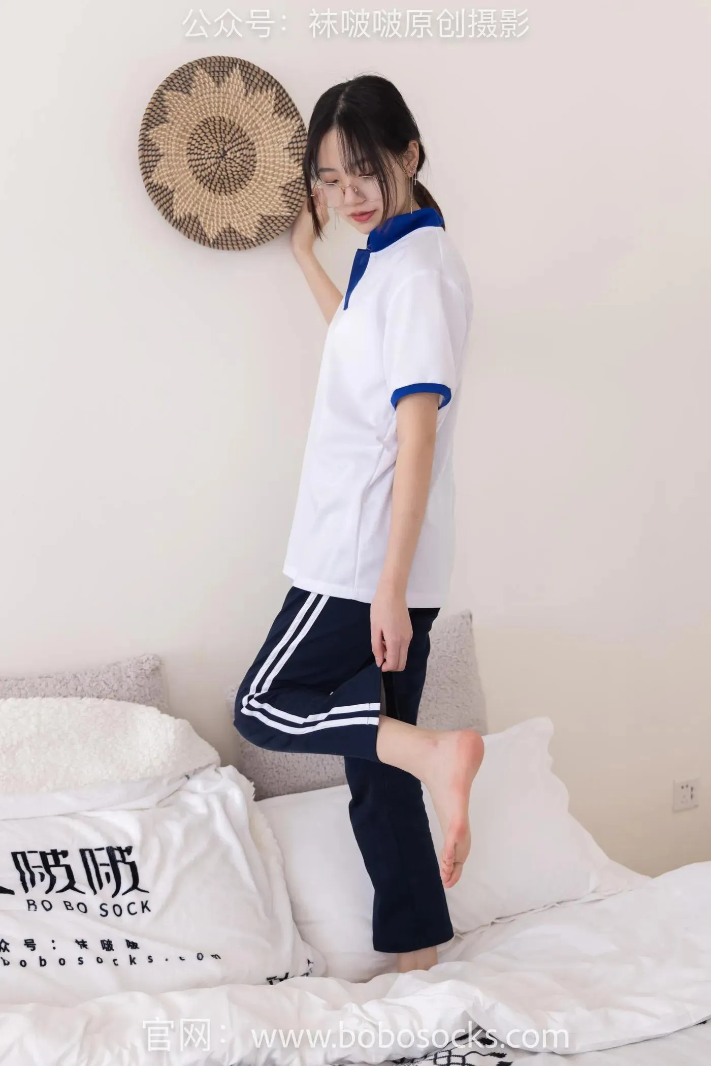 [BoBoSocks袜啵啵]NO.135 小甜豆-高跟鞋、黑丝（脚尖透明款）、裸足 [140P]插图7